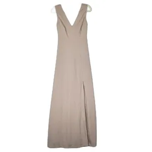 Birdy Grey Shamin Dress Size Small Taupe NEW Bump Friendly Bridesmaid Formal thumbnail 4