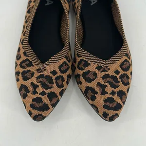 NWOT Mia Women's 1889‎ Animal Print Pointed Toe Ballet Flats Brown Size 6.5 thumbnail 3