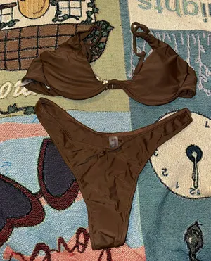Bikini Set Brown Size L thumbnail 1