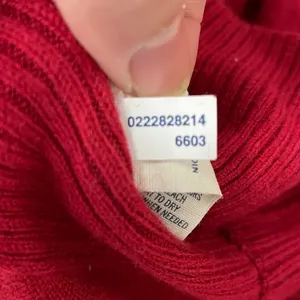 AMERICAN EAGLE Angora Blend Red Hooded sweater Y2K 90s drawstring medium thumbnail 7