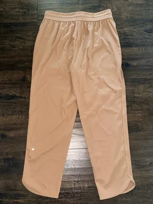 Halara NWT Mid Rise Drawstring Curved Hem Golf Tapered Pants with Pockets - Cartouche thumbnail 3