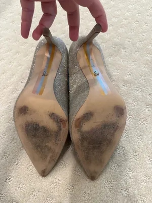 Sam Edelman Silver Glitter Pointed Toe Stiletto Pumps Size 7.5 thumbnail 7