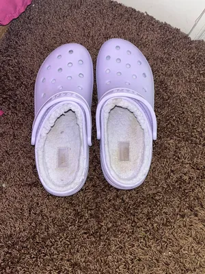 Crocs Purple fleece lined thumbnail 2