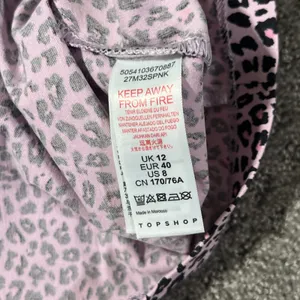 Topshop Leopard Mini Skirt Women 8 Pink Black Animal Print High‎ Waist Stretch thumbnail 6
