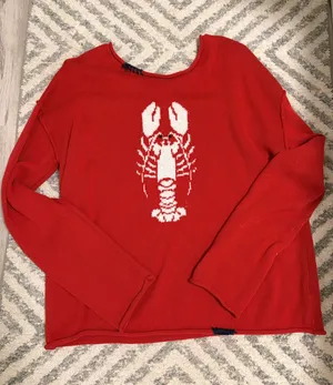 Wild fable lobster sweater thumbnail 1