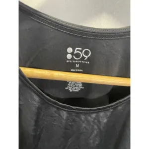 Splits59 Brooklyn Performance Tank Womens Medium Black Shiny Activewear Yoga‎ thumbnail 3