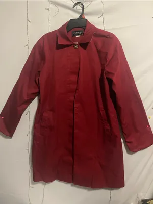 Women's Red Trench Coat thumbnail 2