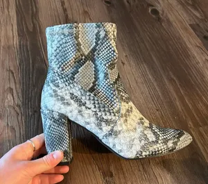 Snake Print Boots thumbnail 1