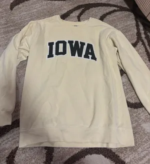 Yellow Iowa Crewneck Comfort Colors Medium thumbnail 1