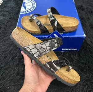 BIRKENSTOCK Mayari black metallic gladiator sandals slippers shoes eur 39 new thumbnail 7