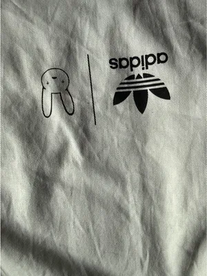 Adidas x Bad Bunny Collab Drawstring Dust Bag with Bunny Logo thumbnail 4