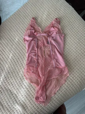 Pink Lace Body Suit thumbnail 3