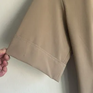 ZARA Short Sleeve Button Down Tan Tunic Top Sz XS NWT thumbnail 13