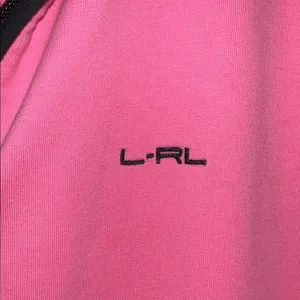 Lauren Ralph Lauren Pink and Black Athletic Jacket Zip Up 071426 thumbnail 3
