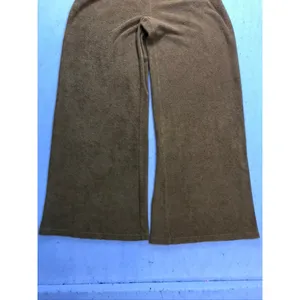 OFFLINE by Aerie Jumpsuit Women XS Brown Terry Cloth Wide Leg Loungewear thumbnail 7