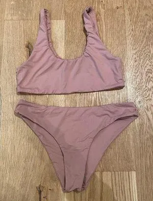 Danielle Guizio - Visions Bikini in Blush Pink thumbnail 1