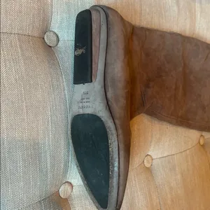 VIC MATIE Knee High Brown Suede Leather Boots thumbnail 8
