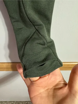 Lululemon Athletica Olive Green Swiftly Tech Long Sleeve Crew Shirt Size 6 thumbnail 7