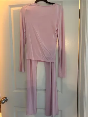 Women’s Pink Long-Sleeve Pajama Set from Amazon thumbnail 2