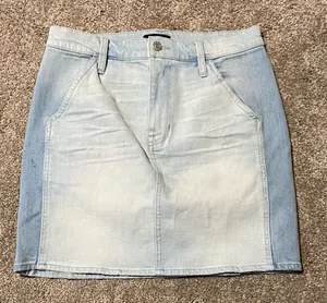 J. Crew Multi Tone Denim Skirt 💜 thumbnail 1