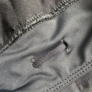 Apana Black Ruffle Active Athletic Shorts Built-In Panty Gym Workout Size M thumbnail 6