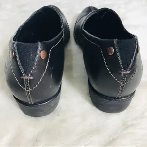 Timberland Black Leather Slip On Shoes Size 6 thumbnail 5