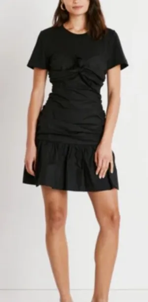Tanya Taylor Peyton Black Mini Dress thumbnail 1