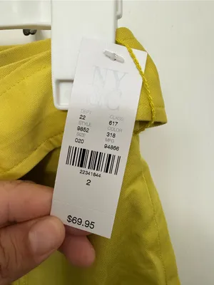 New. 7th avenue New York & company mustard yellow skirt size 2 thumbnail 5