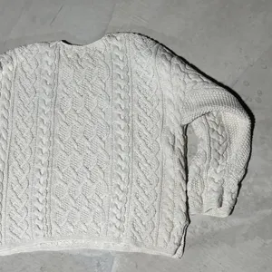 Vintage Abercrombie & Fitch Cable Knit Sweater Hand Made Grandpacore SZ S Thick thumbnail 10