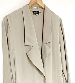 VTG Wild Rose Trench Coat thumbnail 6