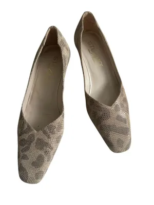 DELMAN Vintage Leather Kitten Heels Size 5.5 thumbnail 2
