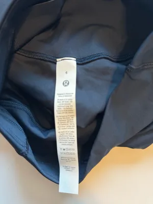 Lululemon Navy Blue Leggings 4 thumbnail 3