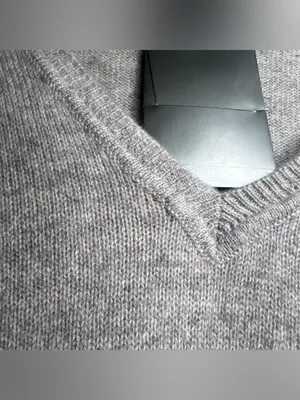 Charter Club 2-Ply 100% Cashmere Women's V Neck Minimalist Luxury Sweater|Size:L thumbnail 13