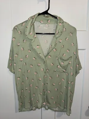 Aerie Sleep Shirt Button Down thumbnail 1
