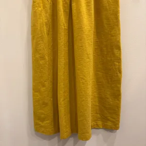 Sundry Rugby Slub Midi Dress Mustard Yellow Blue Varsity Graphic Retro‎ Sport XS thumbnail 8