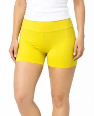 Buffbunny‎ Collection High Waist Yellow Athletic Shorts Women’s Size Small thumbnail 1