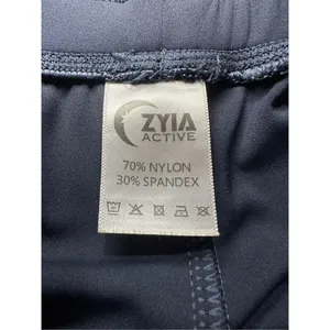 Zyia Active Ankle‎ Zip Jogger Pants Pull On Drawstring Navy Athleisure Women's S thumbnail 5