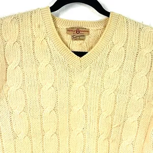 M Sweater Pullover vintage 50's fisherman wool knitwear Paine of Godalming thumbnail 5