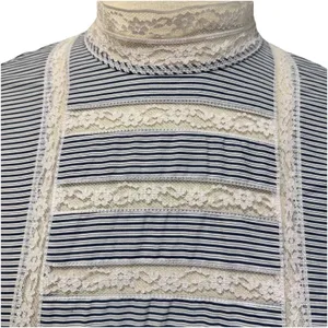 Ralph Lauren Womens Shirt Blouse Med Lace Trim Victorian Cottagecore Soft Girl thumbnail 4