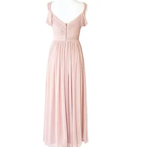 Azazie Calla Bridesmaid Formal Dress in Pale Pink Size 2 thumbnail 6