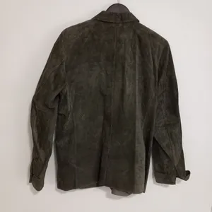 Real Clothes Saks Fifth Avenue 12 Suede Button Front Shirt thumbnail 3