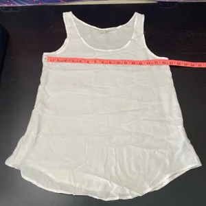 Elegant White Women's Tank Top Size M thumbnail 3