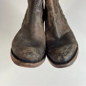 Liberty‎ Black Womens Studded Leather Ankle Boots Size 7 thumbnail 6