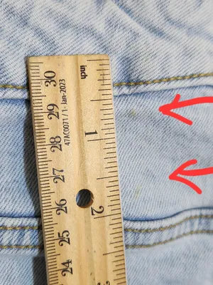 Universal Thread Light Wash High Rise Slim Straight Ankle Jeans Size 12 Flaw thumbnail 7