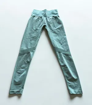 NVGTN Women Sage Green‎ Seamless Mesh High Waist Leggings Size Small thumbnail 1