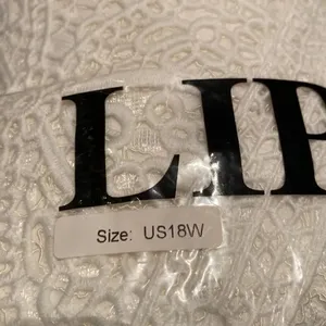 Women’s Bohemian Wedding Dress Zip Up Back with Ivory Lining Size 18W NWT thumbnail 8