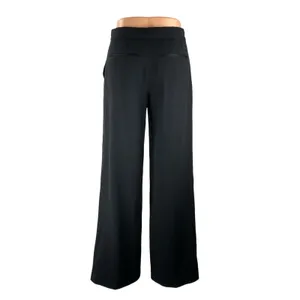 Aritzia Ten Women's Black High Waisted Wide Leg Baggy Trousers Pants Size 2 thumbnail 4