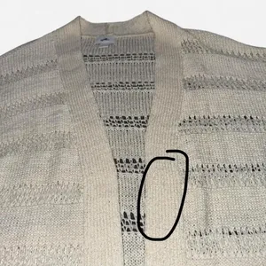 Old Navy Cream Cardigan with Horizontal Loop Knit Texture, size LARGE thumbnail 5