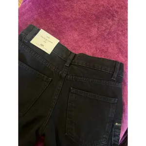 ZARA Slim Cargo JEANS Black GOTH GRUNGE PUNK 90s Size 0 Mid Rise XS NWT thumbnail 5