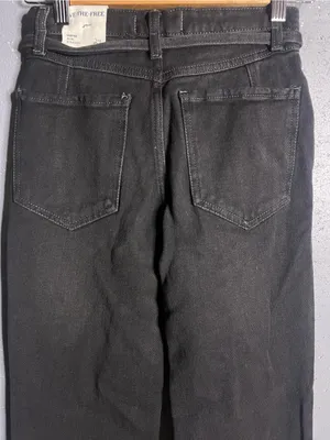 FREE PEOPLE~We The Free Sabine Slim Straight Leg Bootcut Jeans Size 24 NWT thumbnail 8